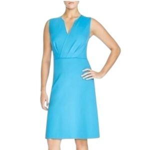 Elie Tahari Elicia Office Professional Sleeveless Sheath Dress - Blue - Size 10
